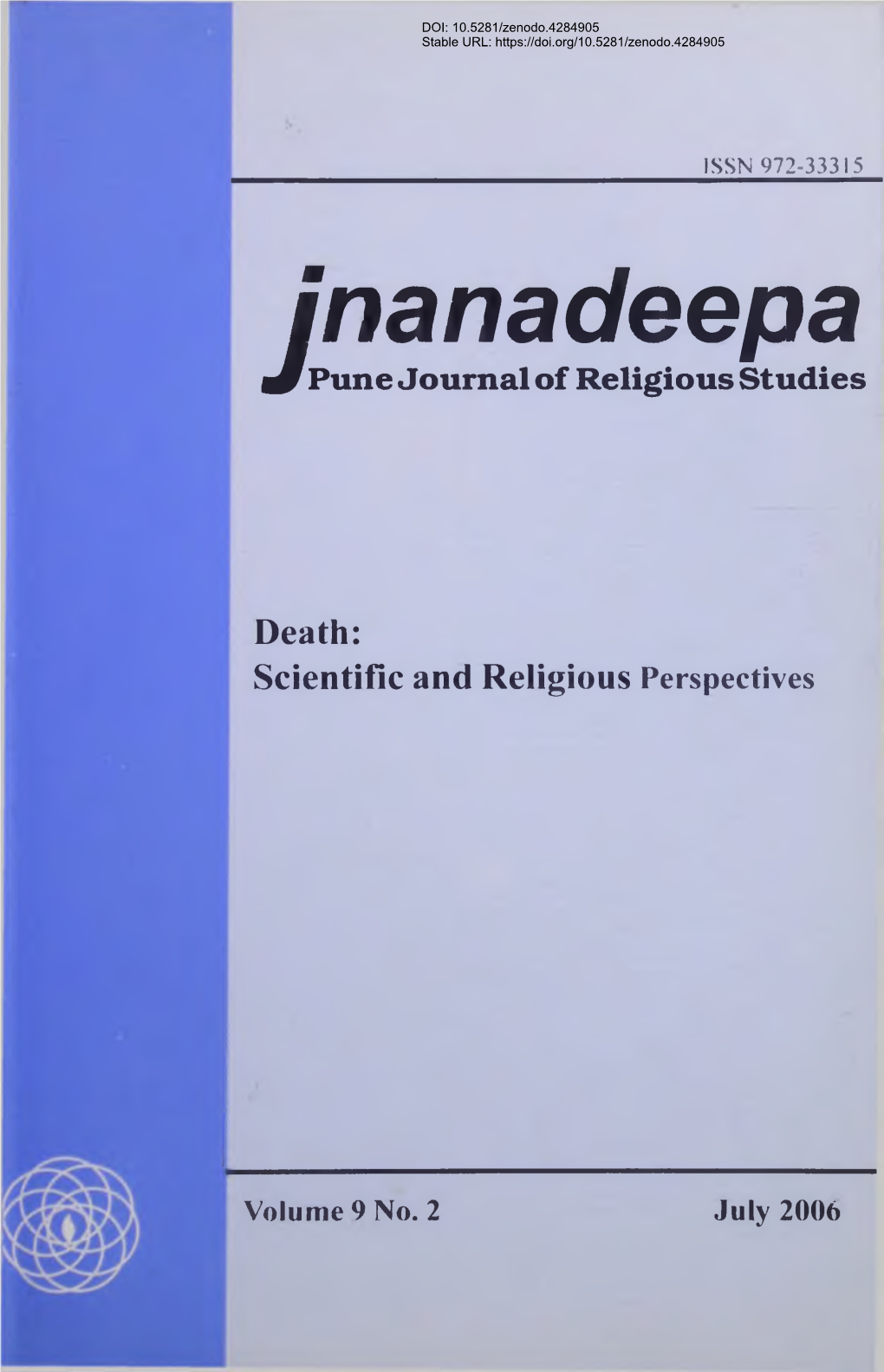 Jnanadeepa J Pune Journal of Religious Studies