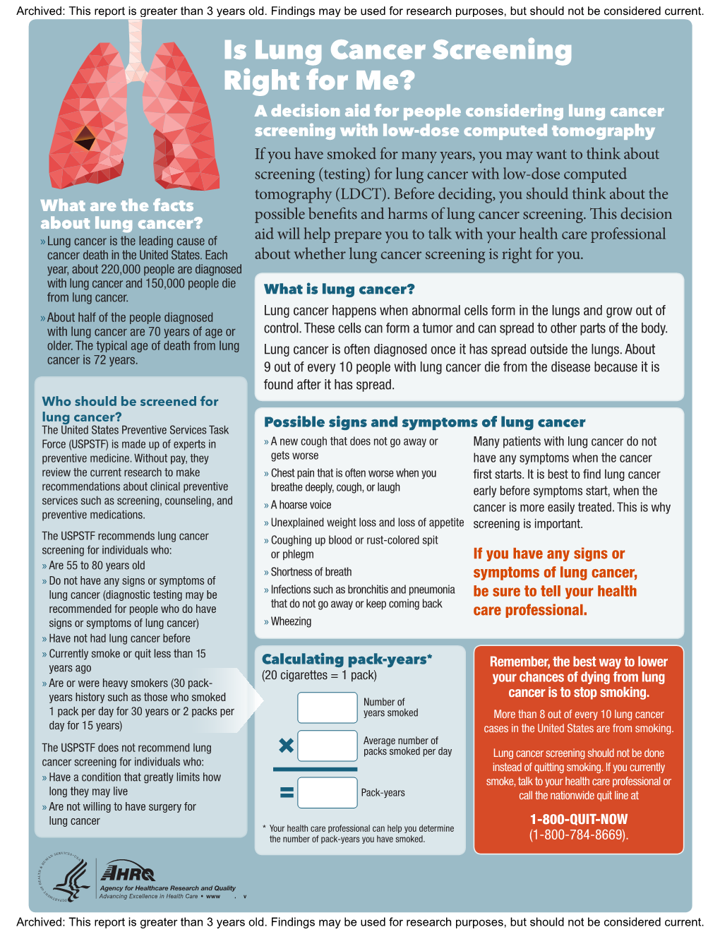 Is Lung Cancer Screening Right For