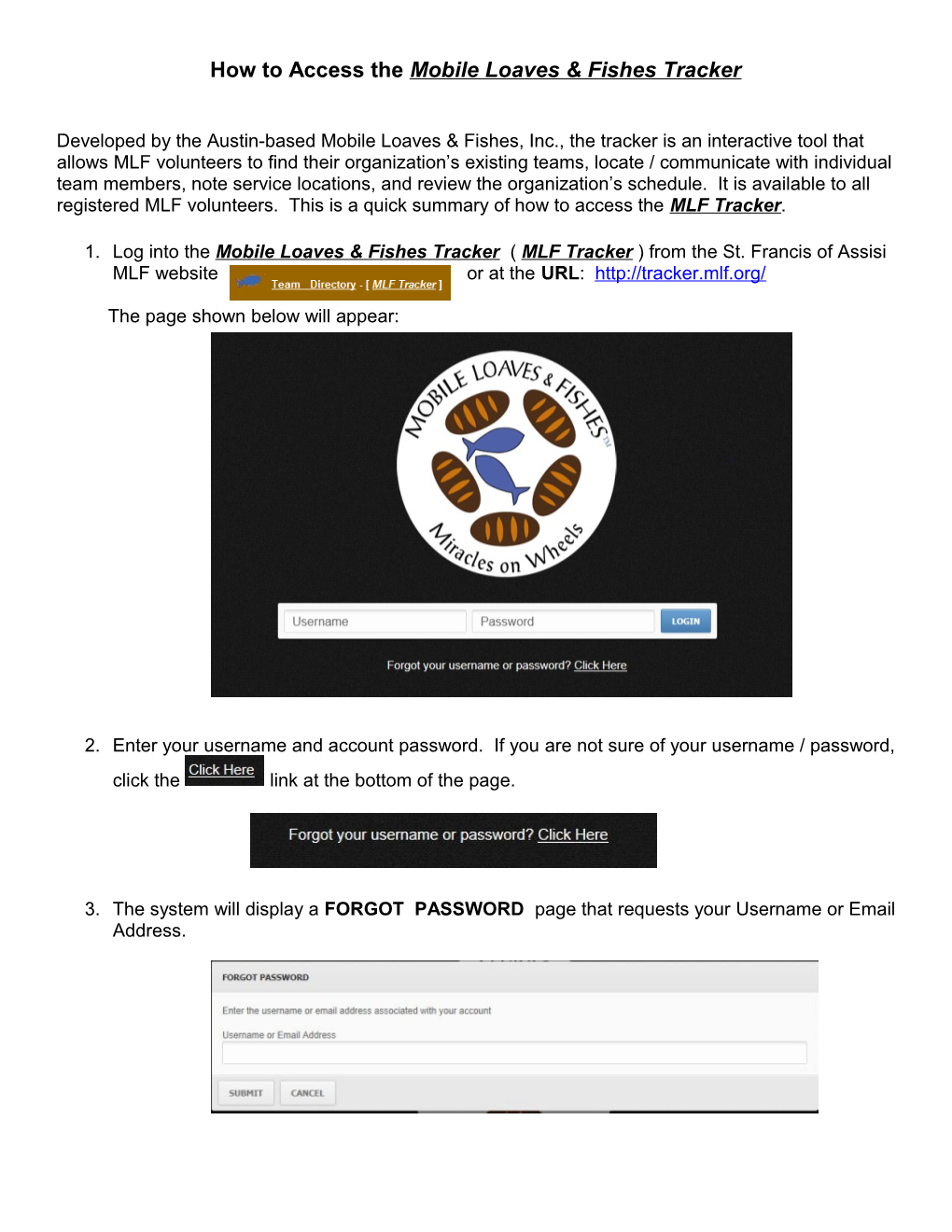 How to Access the Mobile Loaves & Fishes Tracker