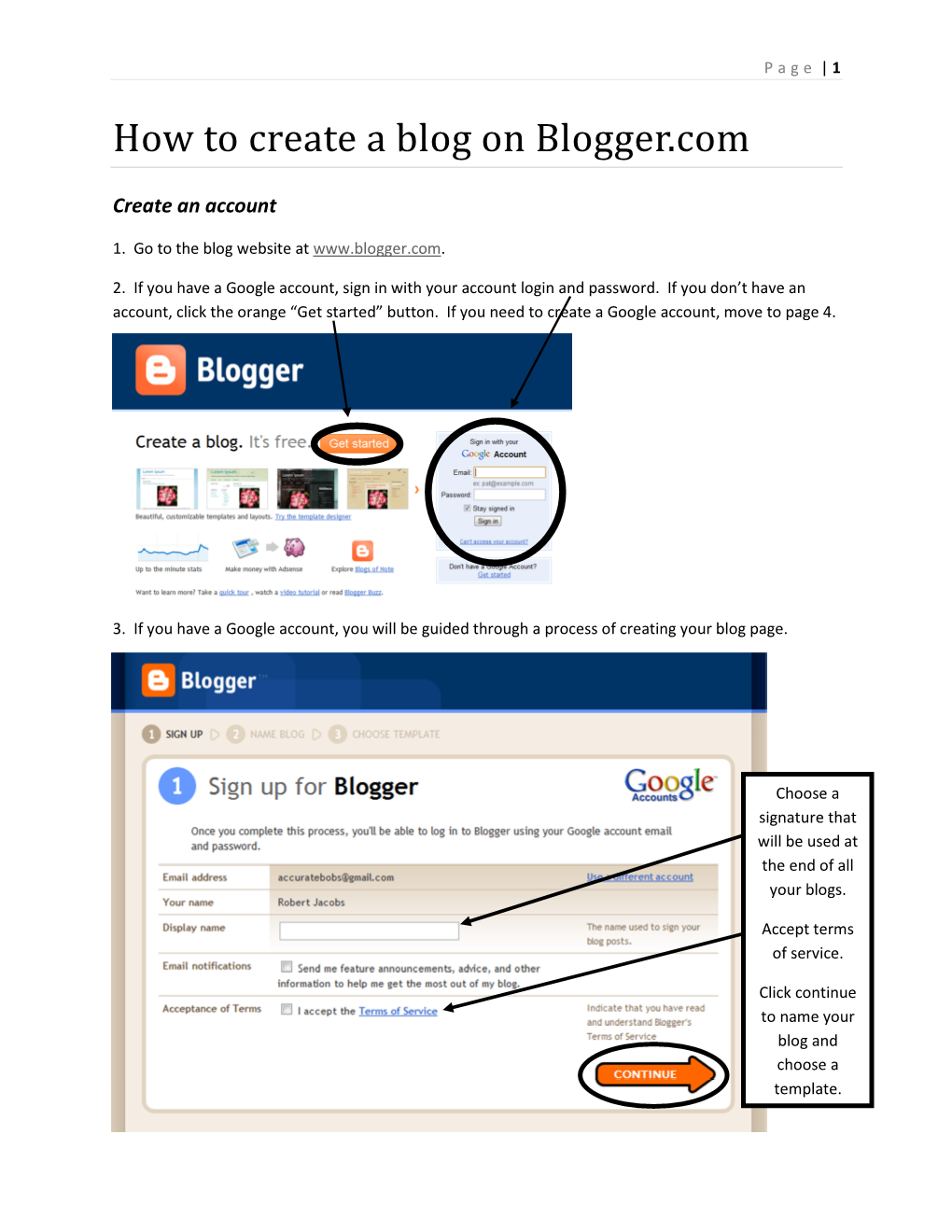 How to Create a Blog on Blogger.Com