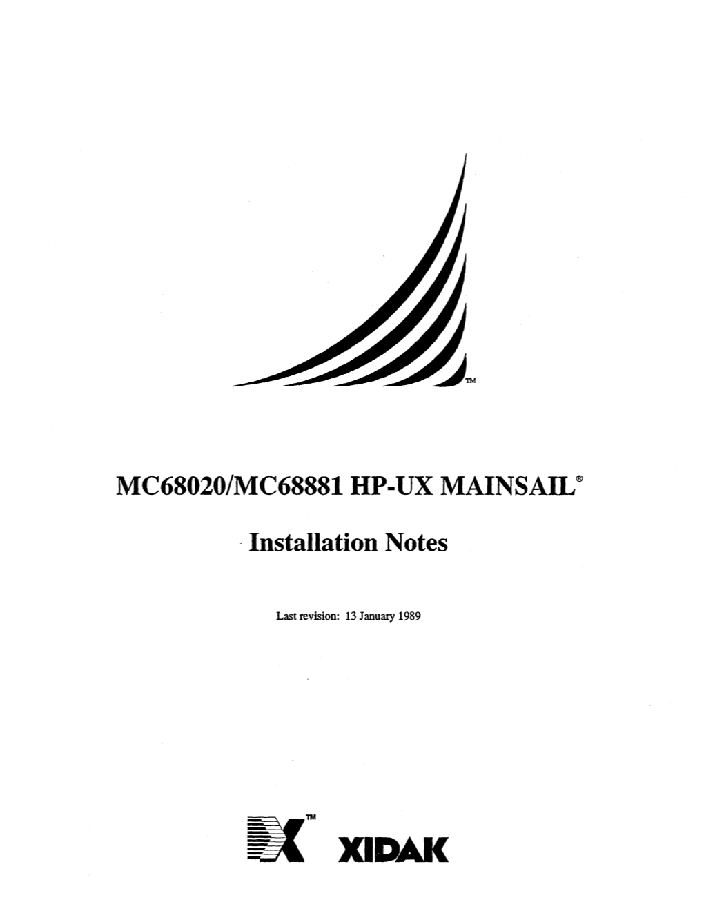 Installation Notes