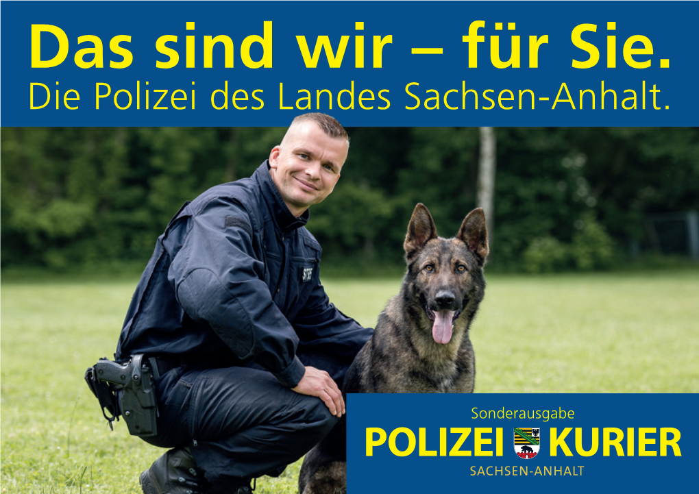 Sonderausgabe POLIZEI KURIER 2 INHALTSVERZEICHNIS