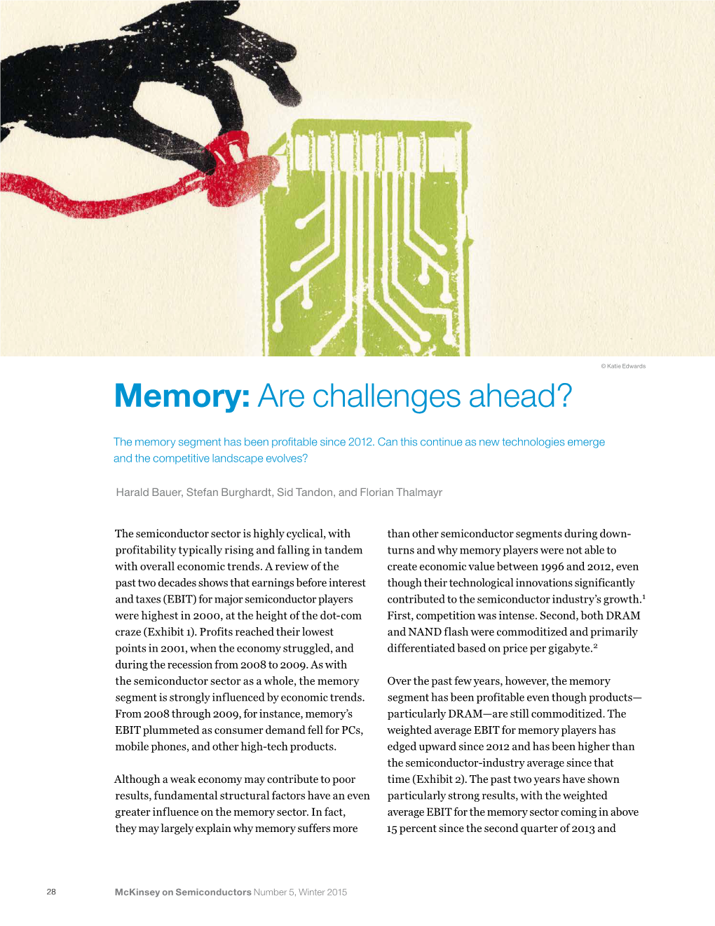 Memory: Are Challenges Ahead?