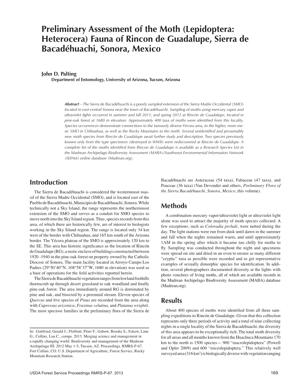 Merging Science and Management in a Rapidly