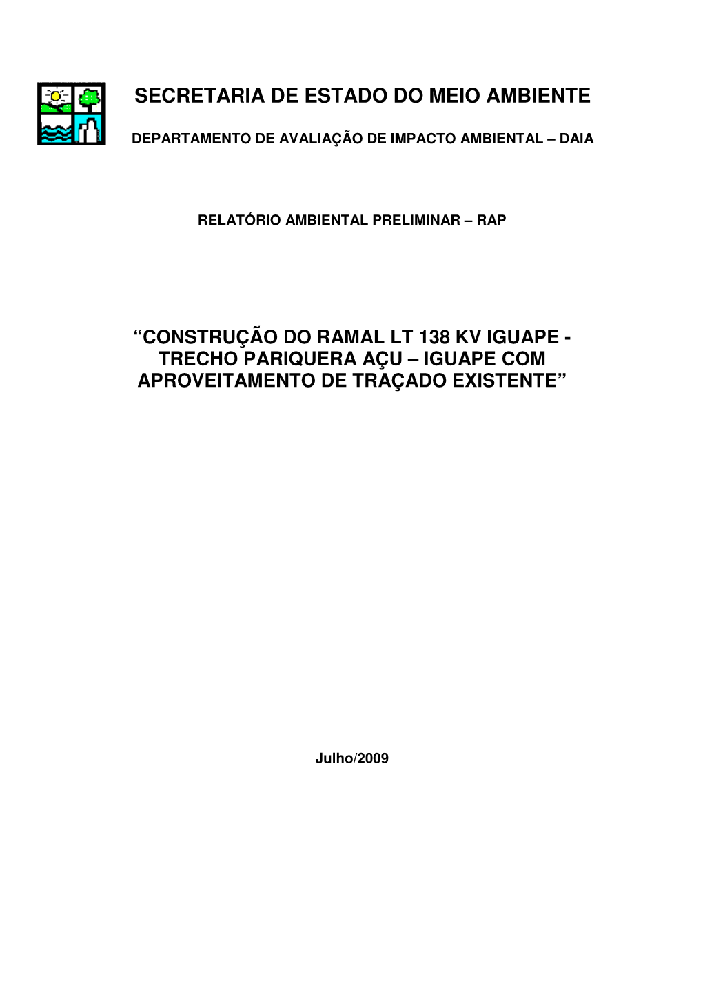 Secretaria De Estado Do Meio Ambiente