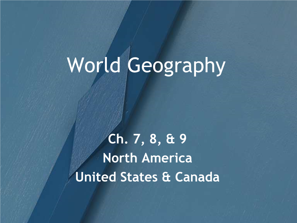 World Geography