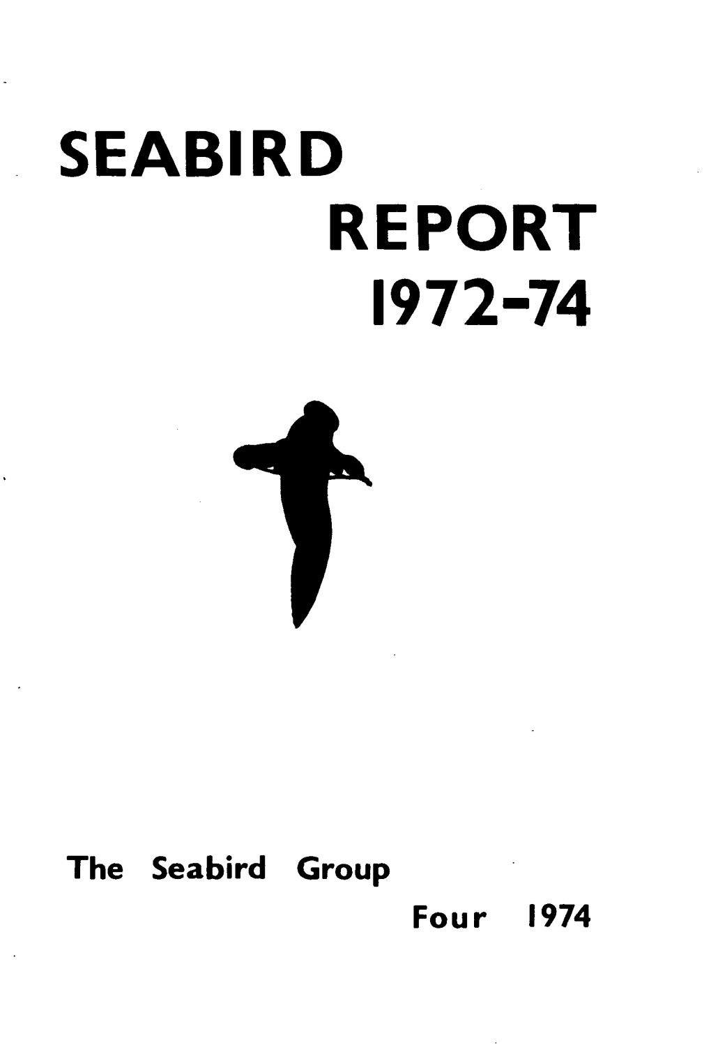 Seabird Report 1972-74