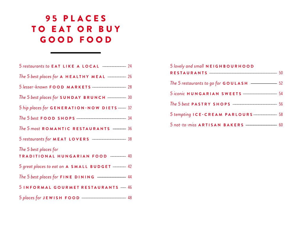 95 Places to Eat Or Buy Good Food