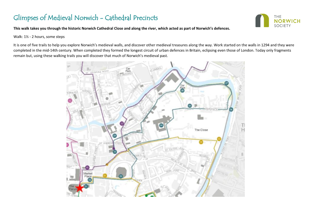 Glimpses of Medieval Norwich - Cathedral Precincts