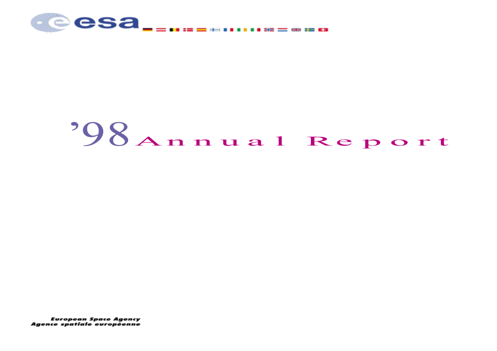 ESA Annual Report 1998