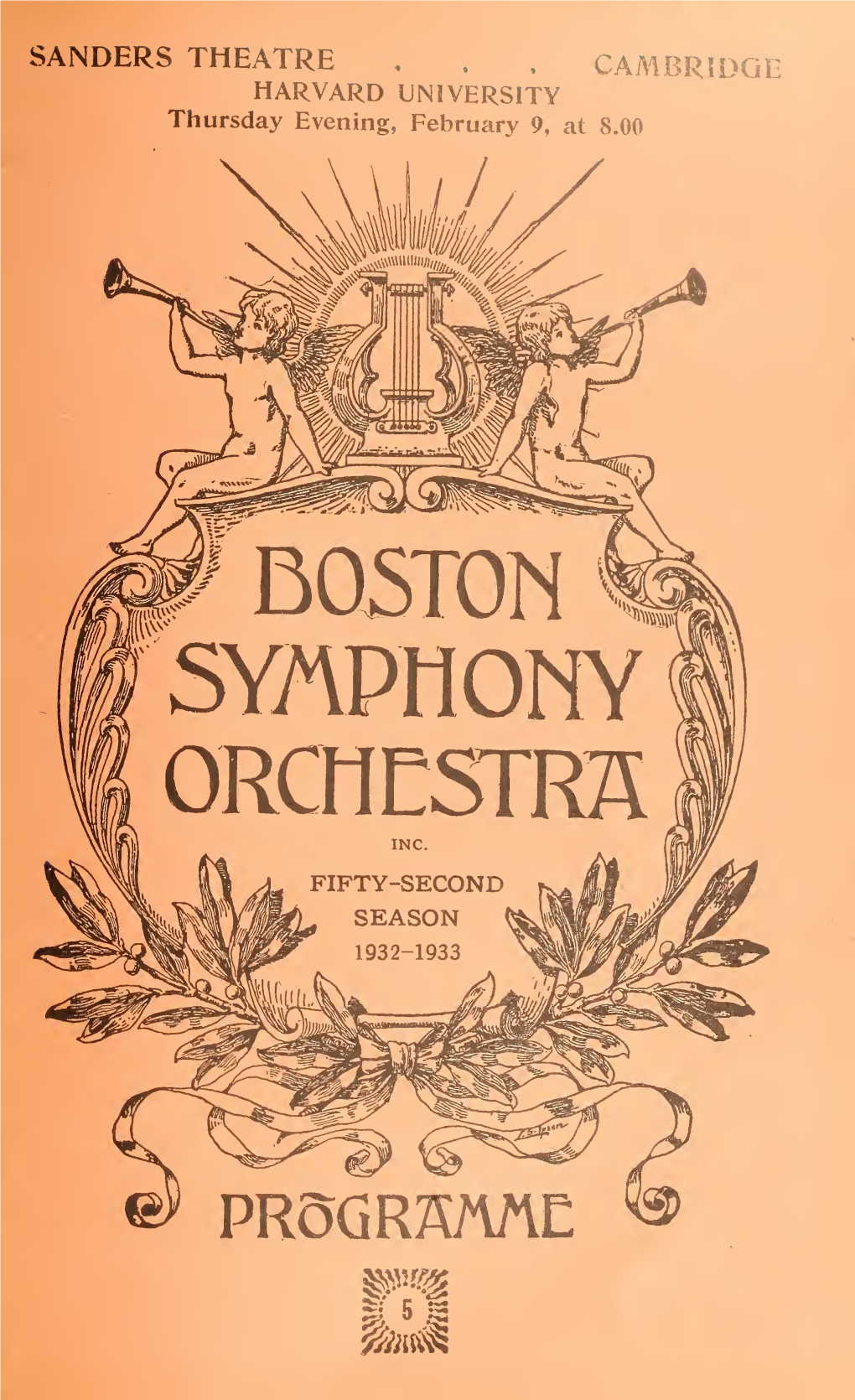 Boston Symphony Orchestra Concert Programs, Season 52,1932