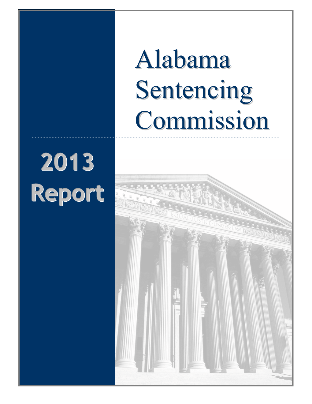 Alabama Sentencing Commission Report