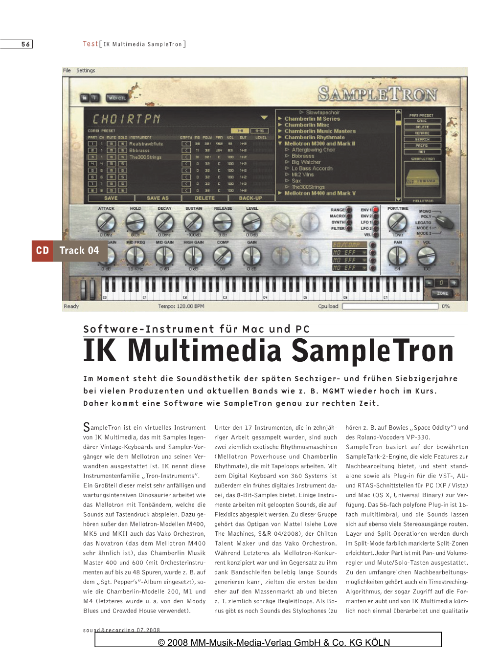 IK Multimedia Sampletron]