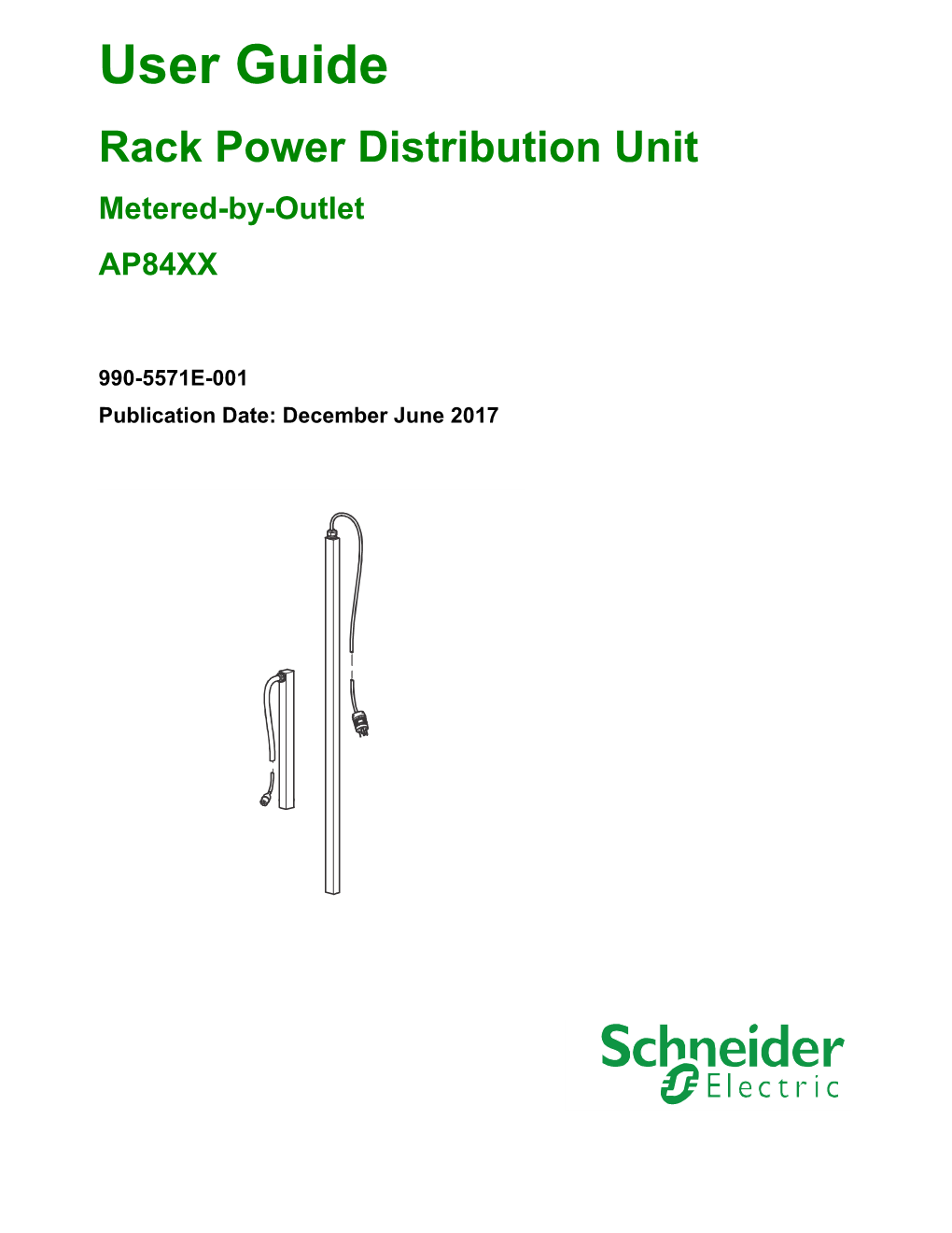 User Guide Rack Power Distribution Unit Metered-By-Outlet AP84XX