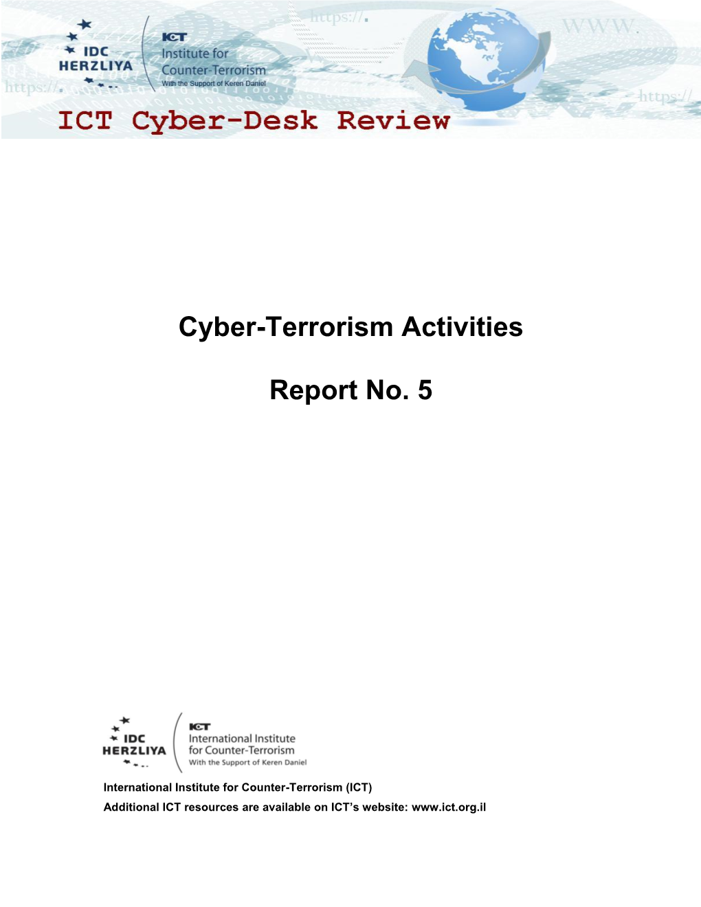 Cyber-Terrorism Activities