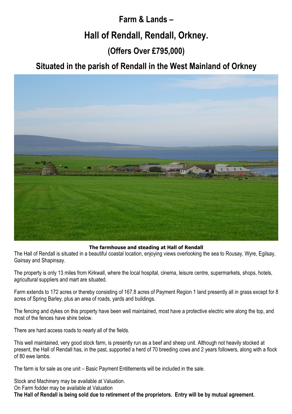 Hall of Rendall, Rendall, Orkney