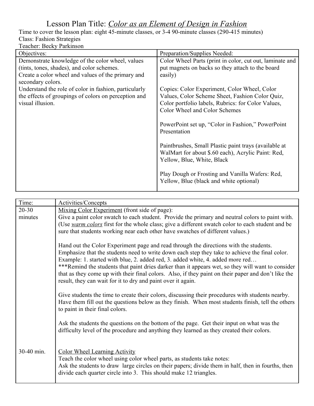 Lesson Plan Title s1