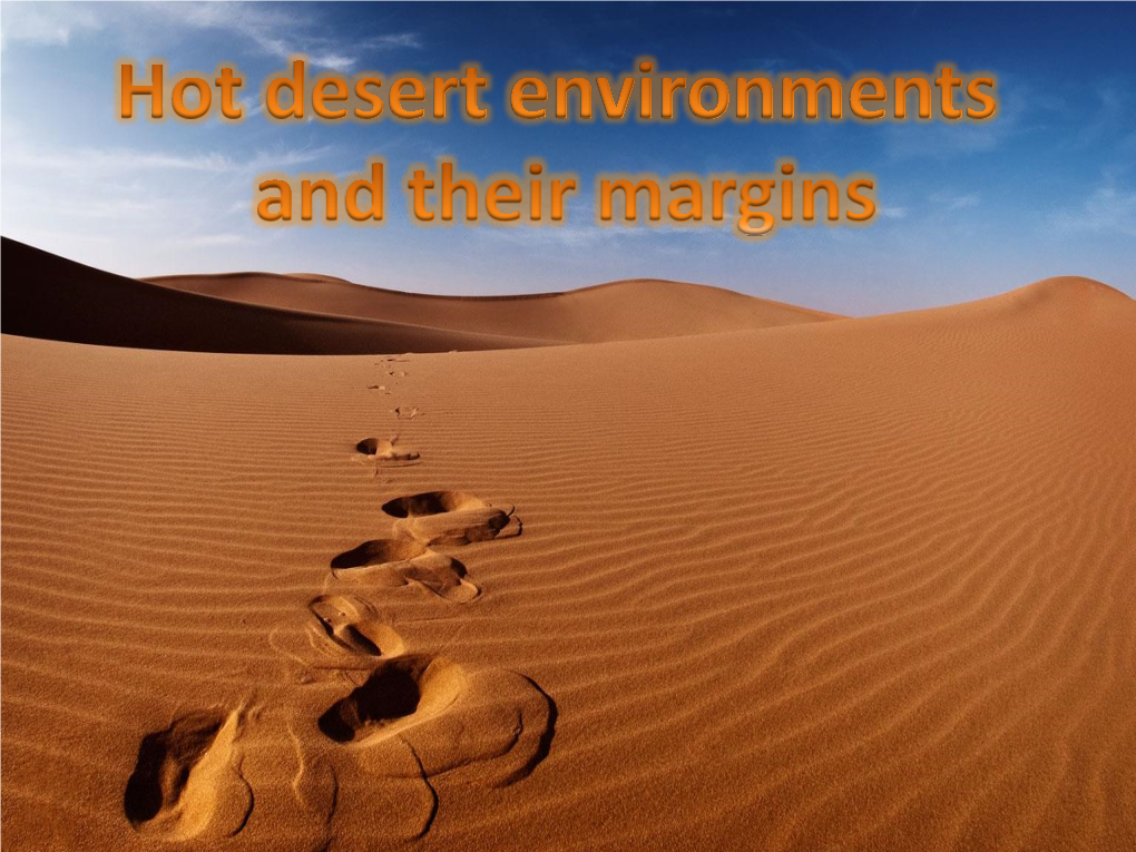 Powerpoint 1 Defining Deserts