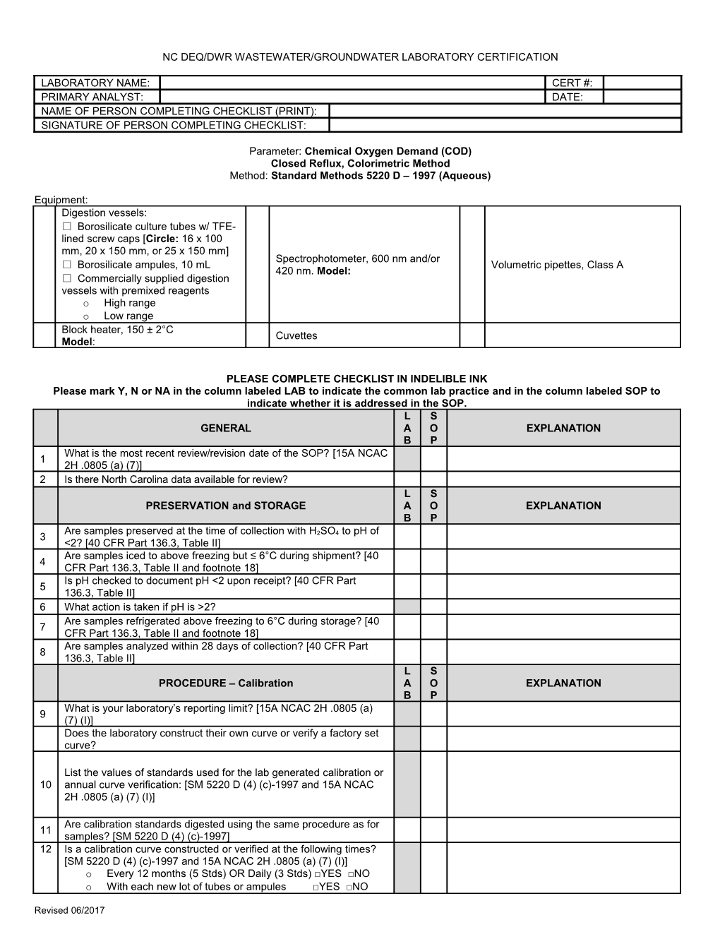 Nc Denr/Dwq Laboratory Certification s3