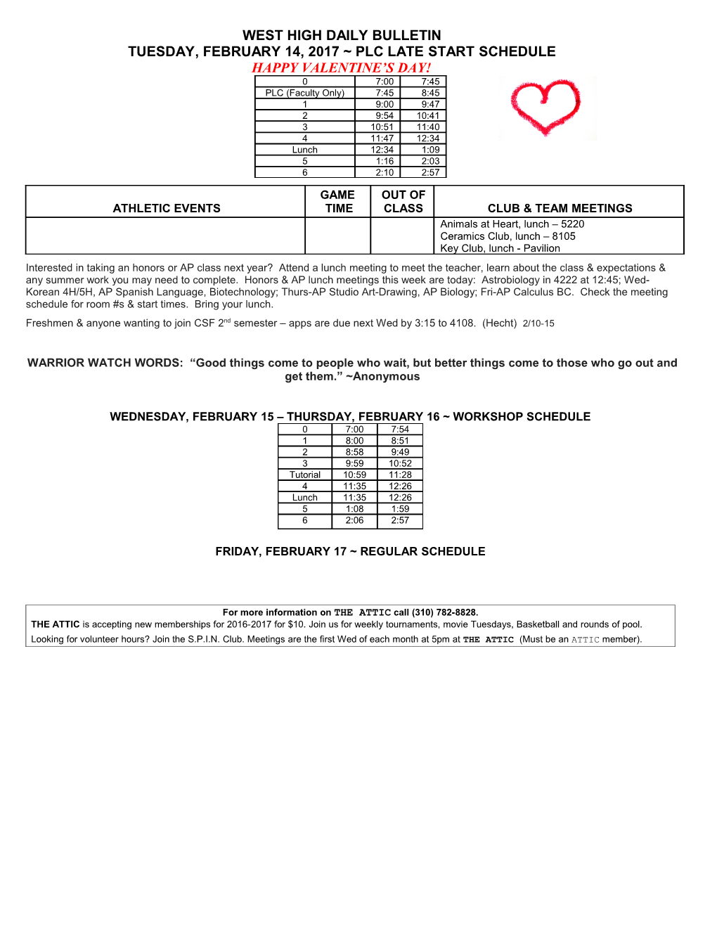 West High Daily Bulletin s7