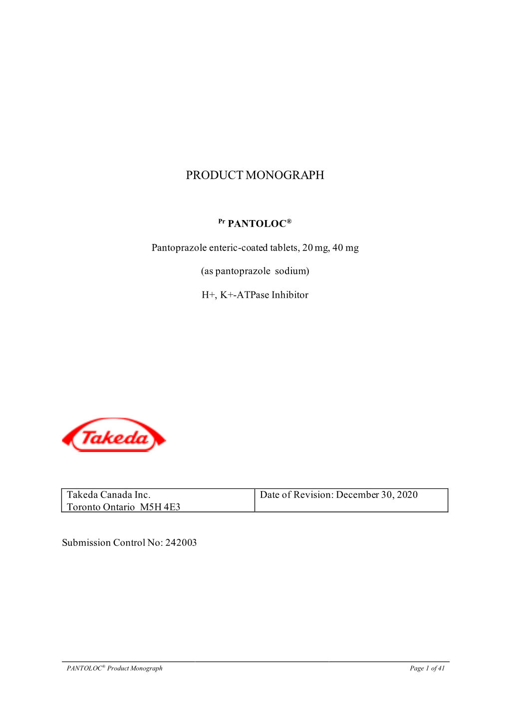 Product Monograph