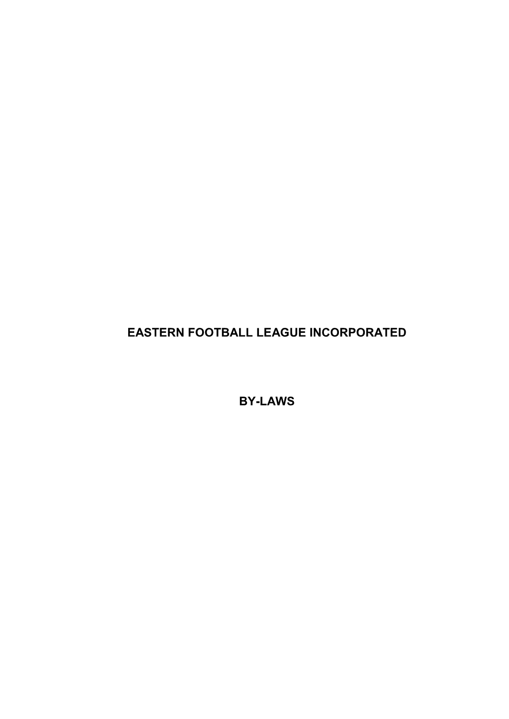 Eastern Football League Incorporated