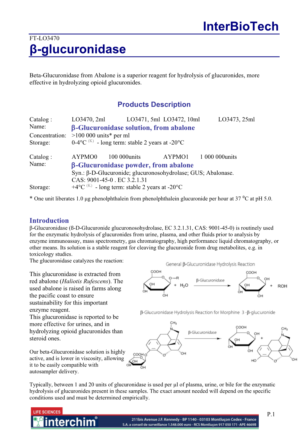 Β-Glucuronidase