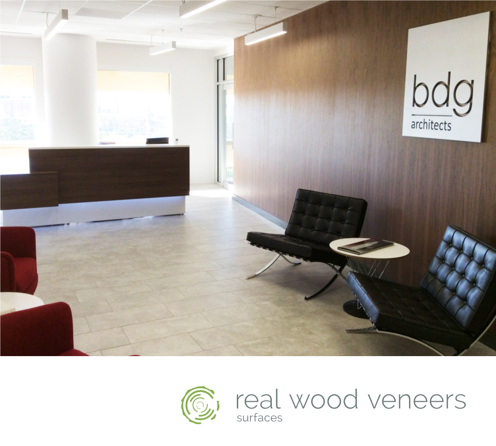 Real Wood Veneers Surfaces REAL WOOD VENEERS