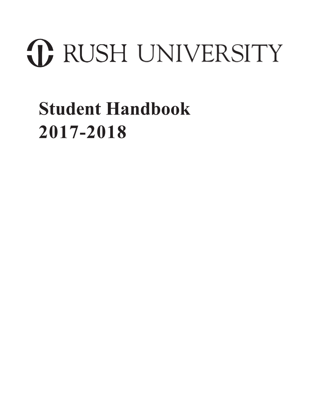 Student Handbook 2017-2018