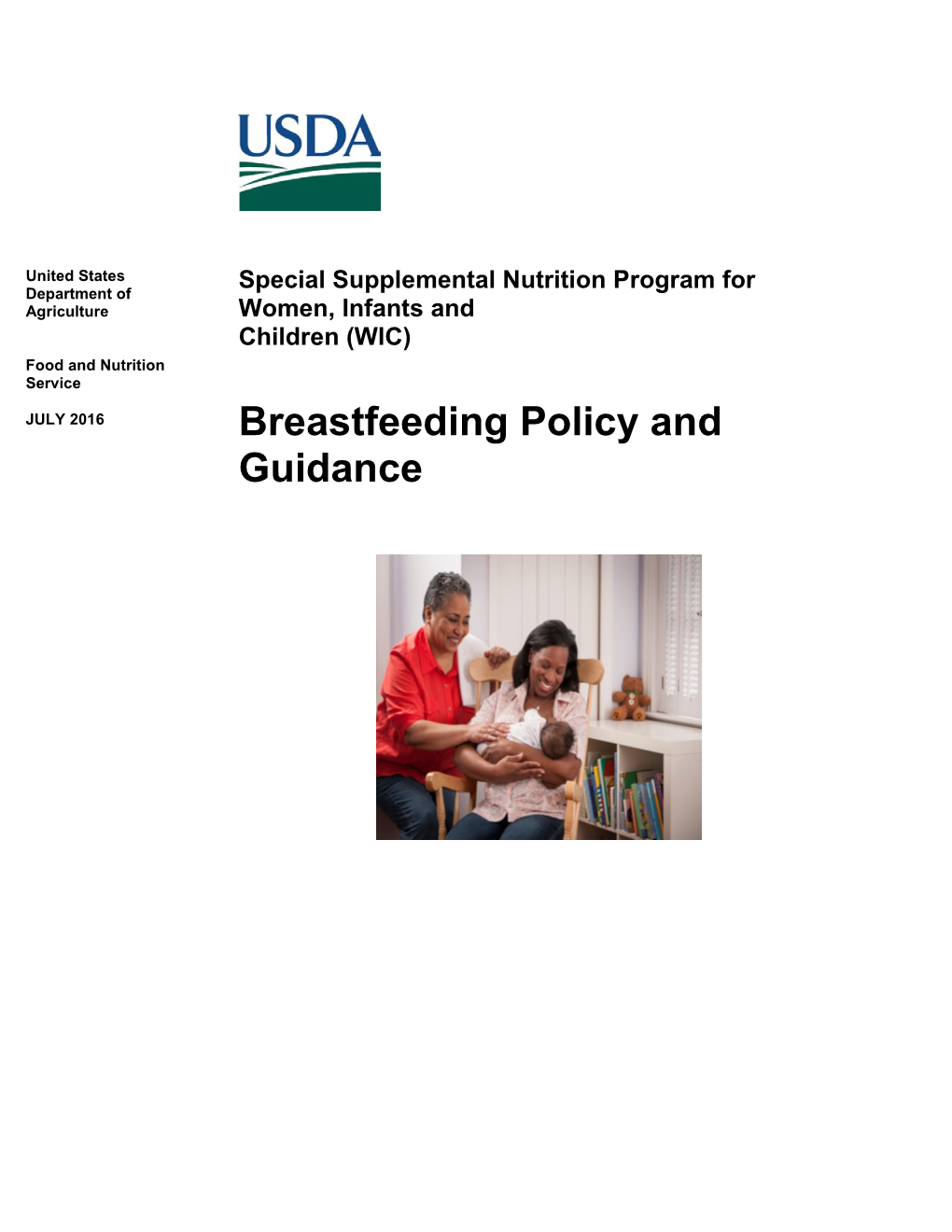 WIC Breastfeeding Policy and Guidance