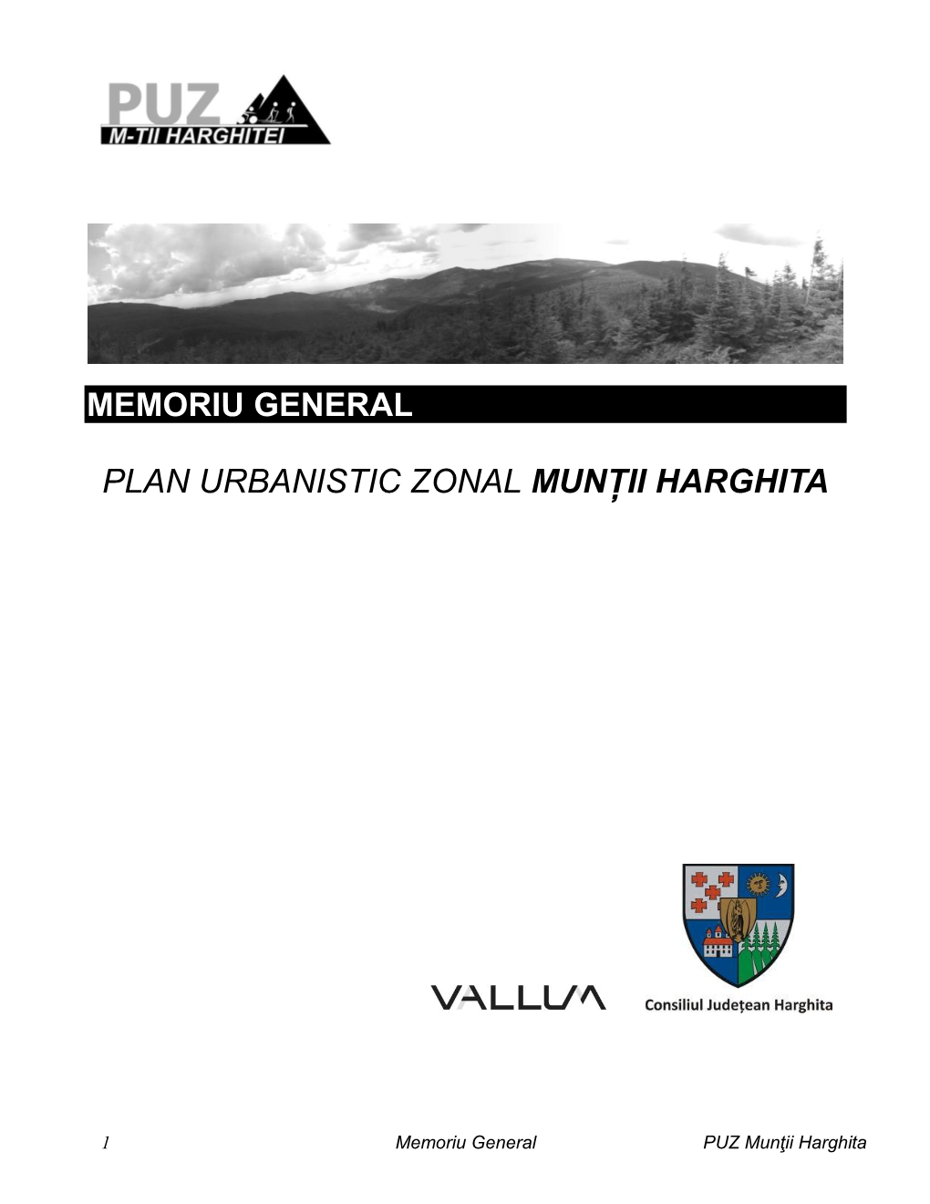 Memoriu General Plan Urbanistic Zonal Munții Harghita