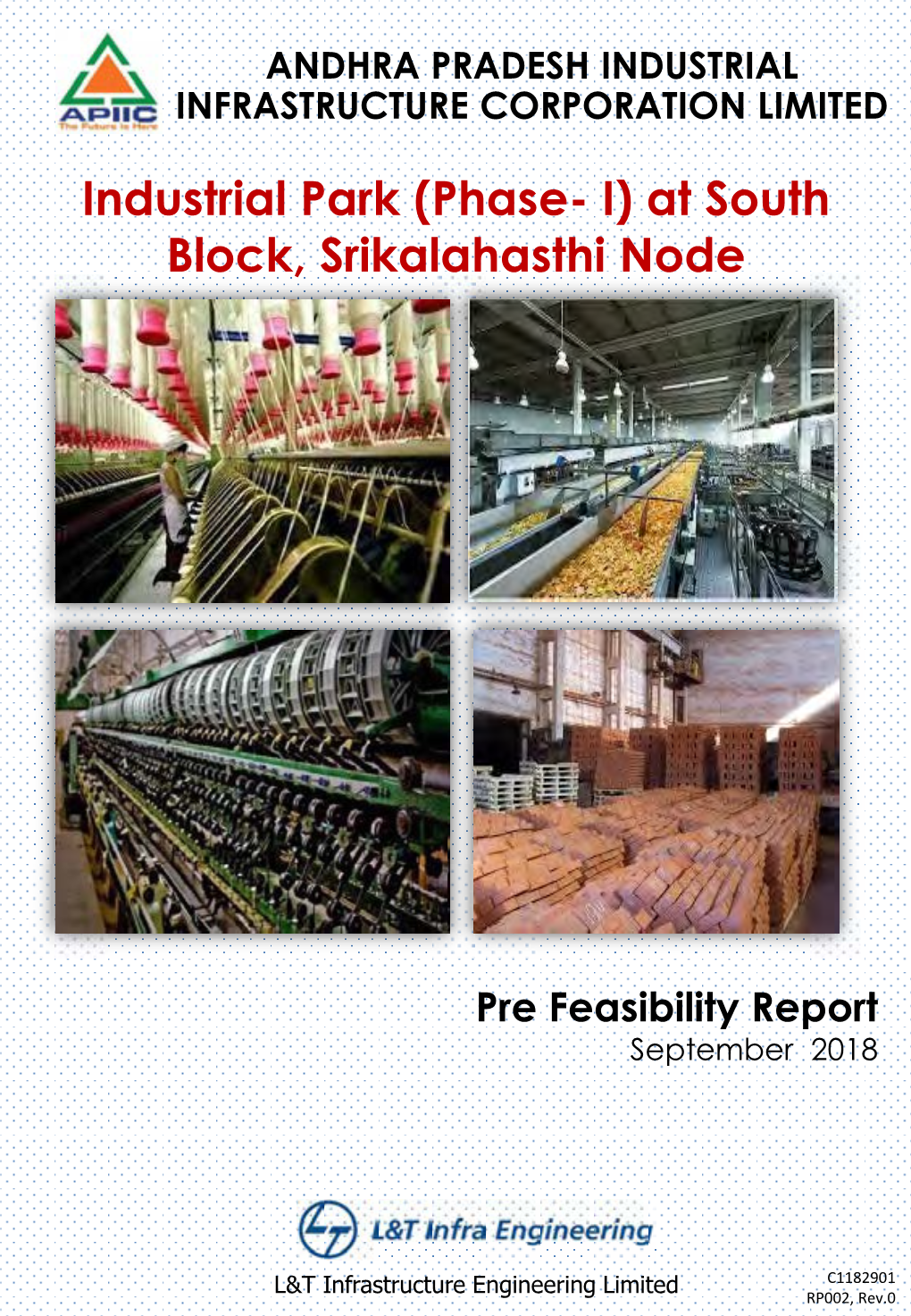 Industrial Park (Phase- I) at South Block, Srikalahasthi Node