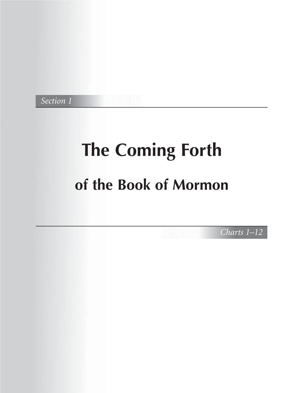 Charting the Book of Mormon, © 1999 Welch, Welch, FARMS 