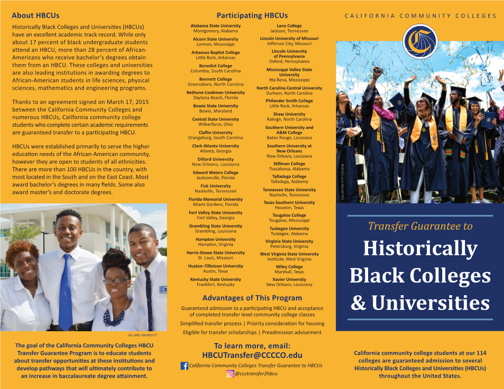 HBCU General Brochure