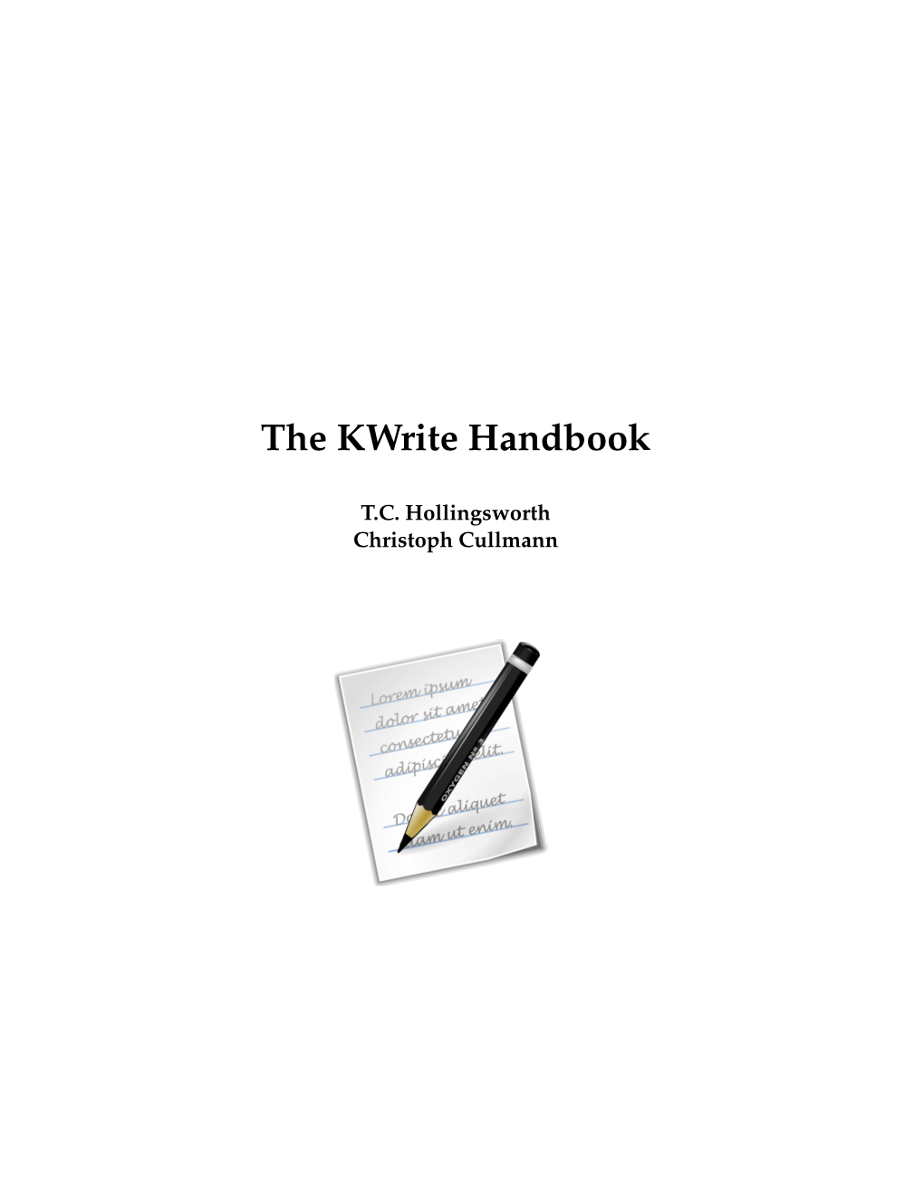 The Kwrite Handbook