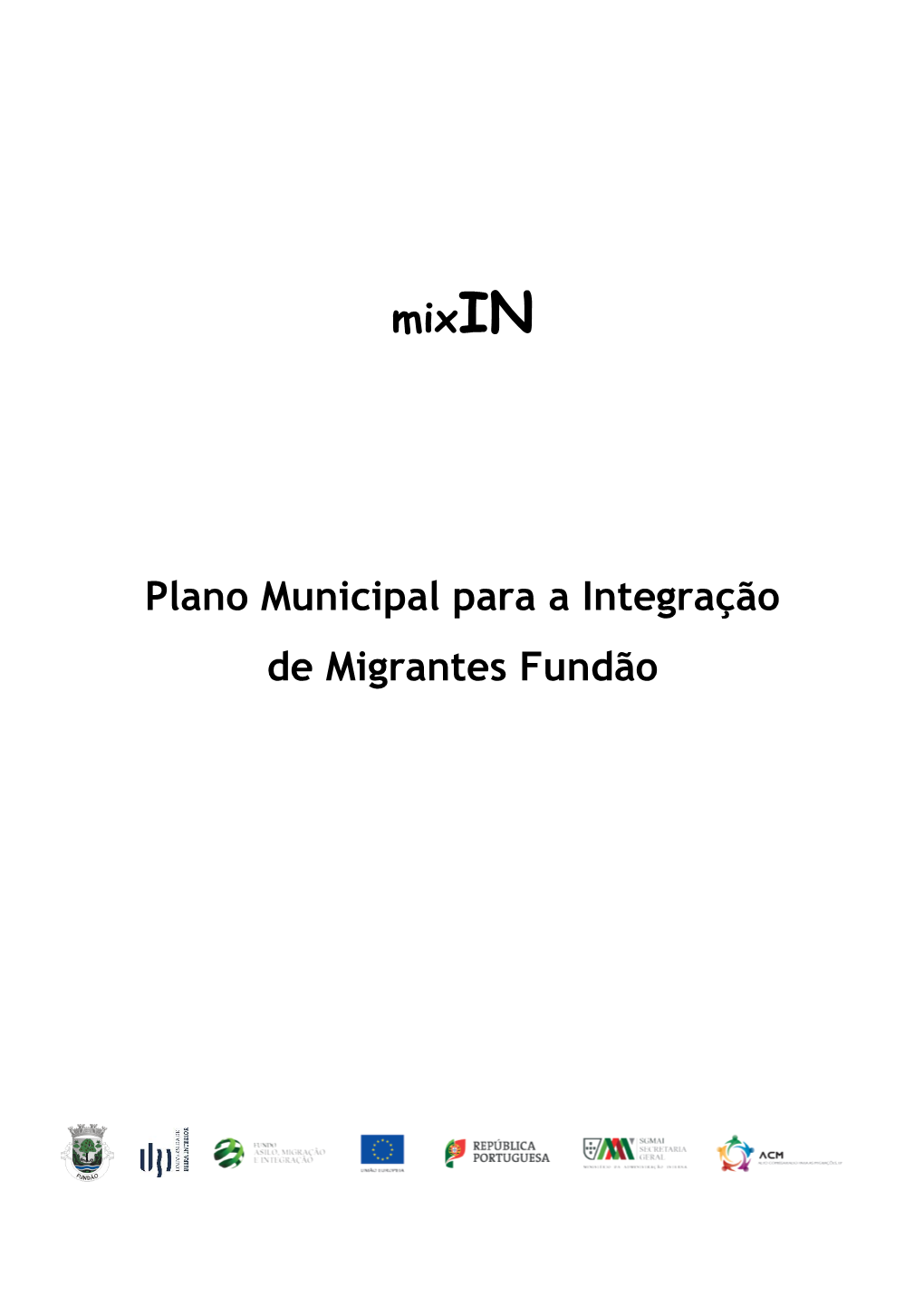 Mixin Plano Municipal Para a Integração De Migrantes Fundão