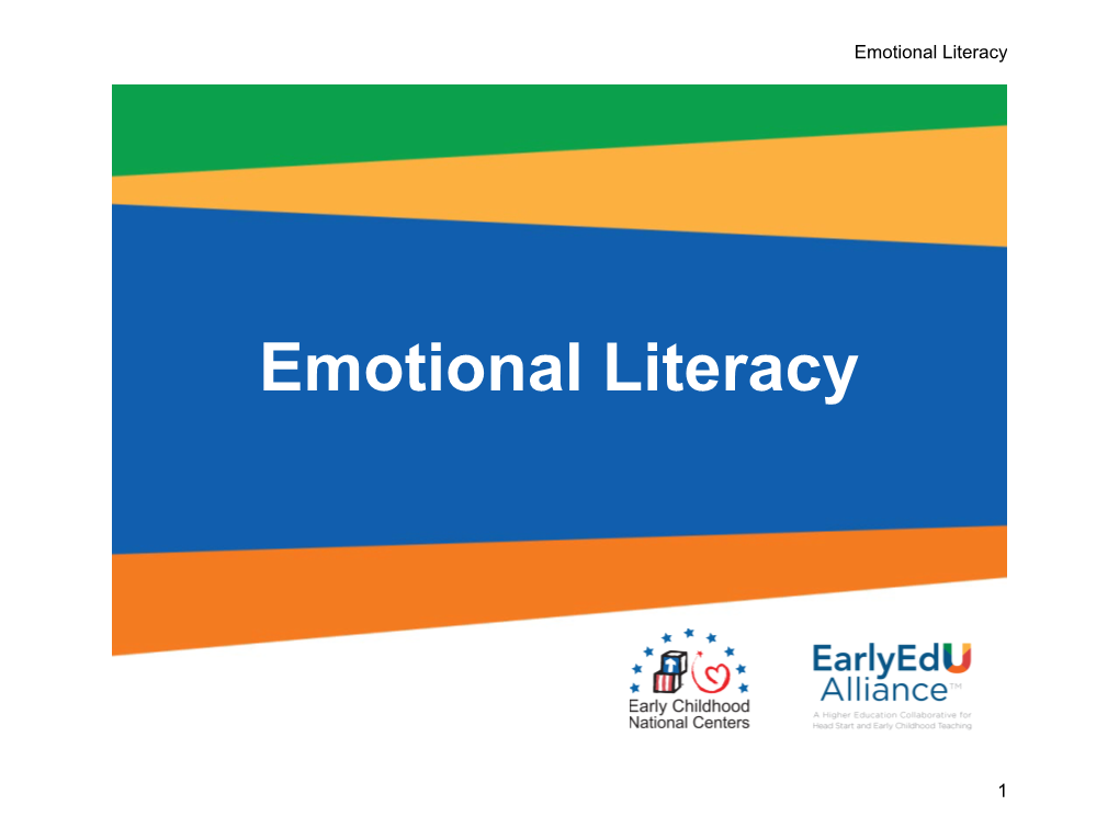 Emotional Literacy