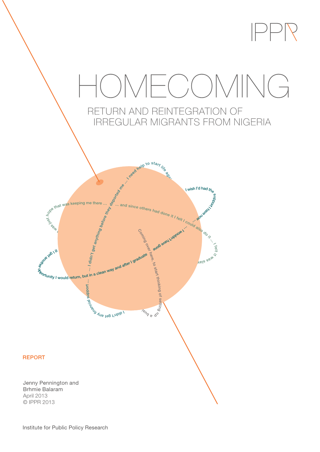 Homecoming: the Return and Reintegration of Irregular Migrants from Nigeria Executive Summary