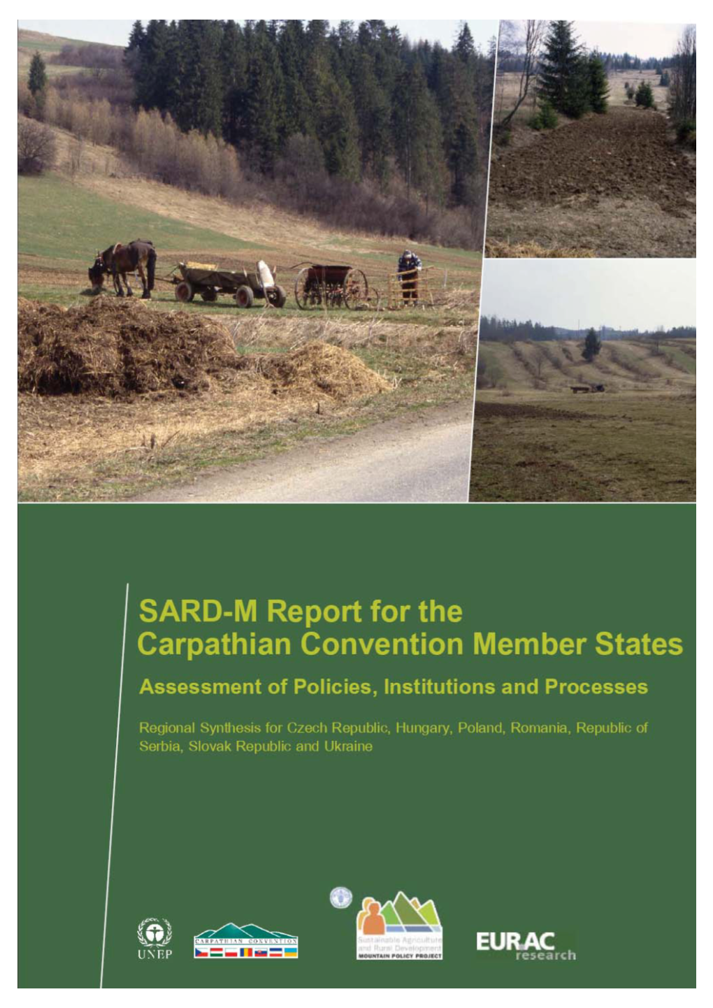 SARD-M Report for the Carpathian Convention Member States Assessment of Policies, Institutions and Processes