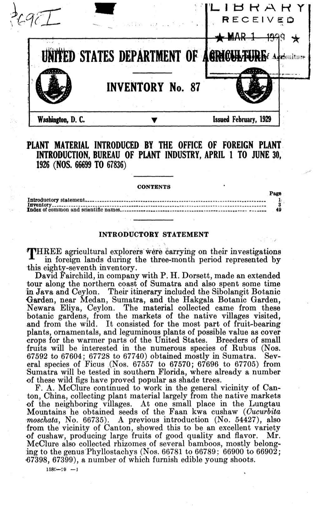 UNITED STATES DEPARTMENT of , Ai Rionlti] R