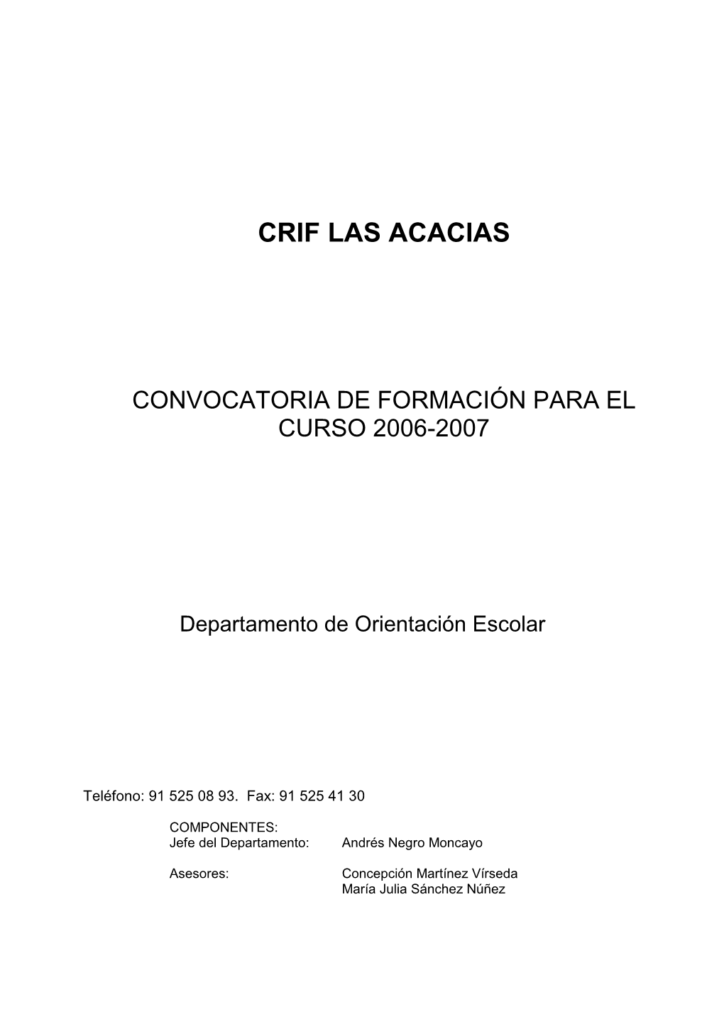 Crif Las Acacias