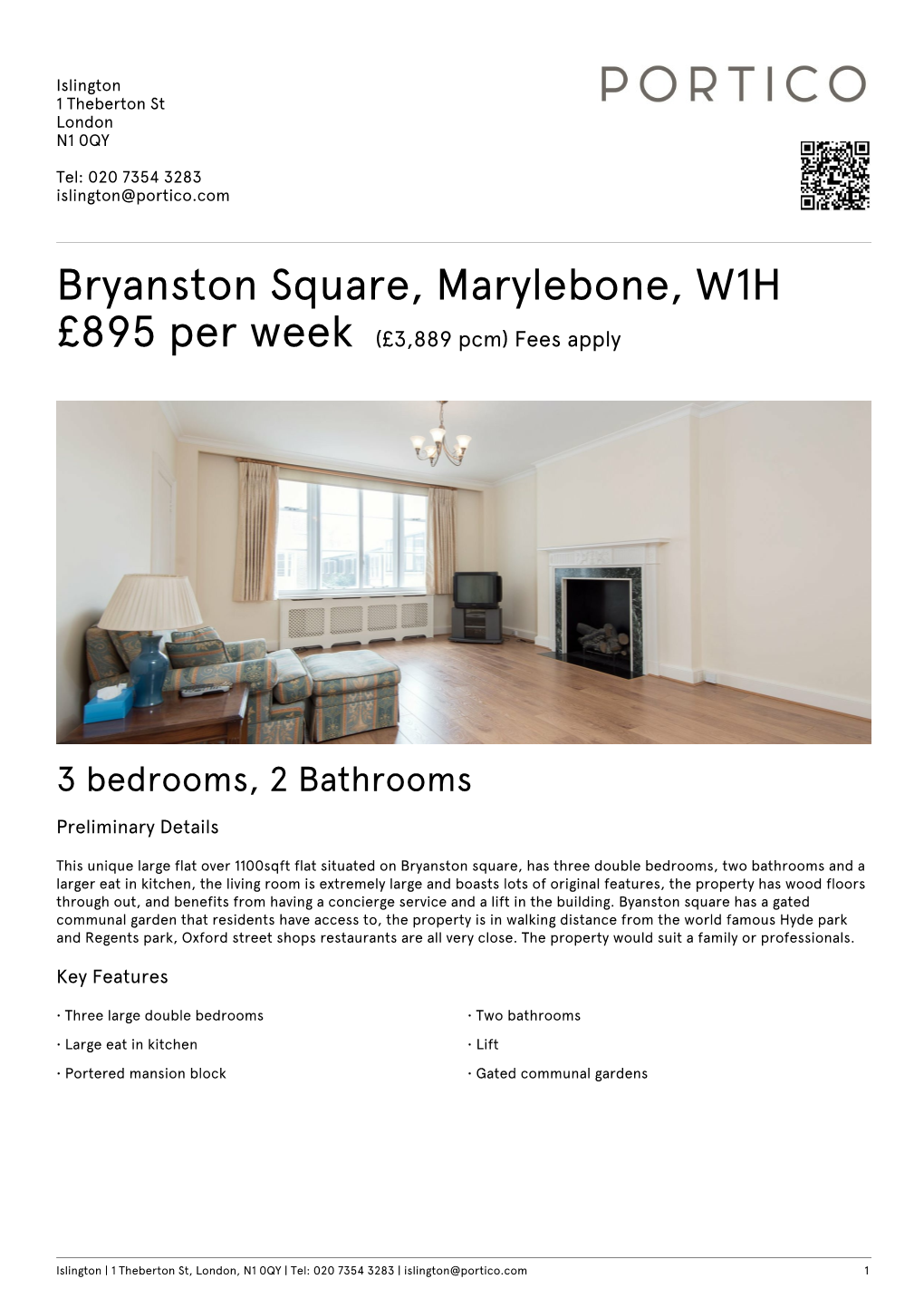 Bryanston Square, Marylebone, W1H