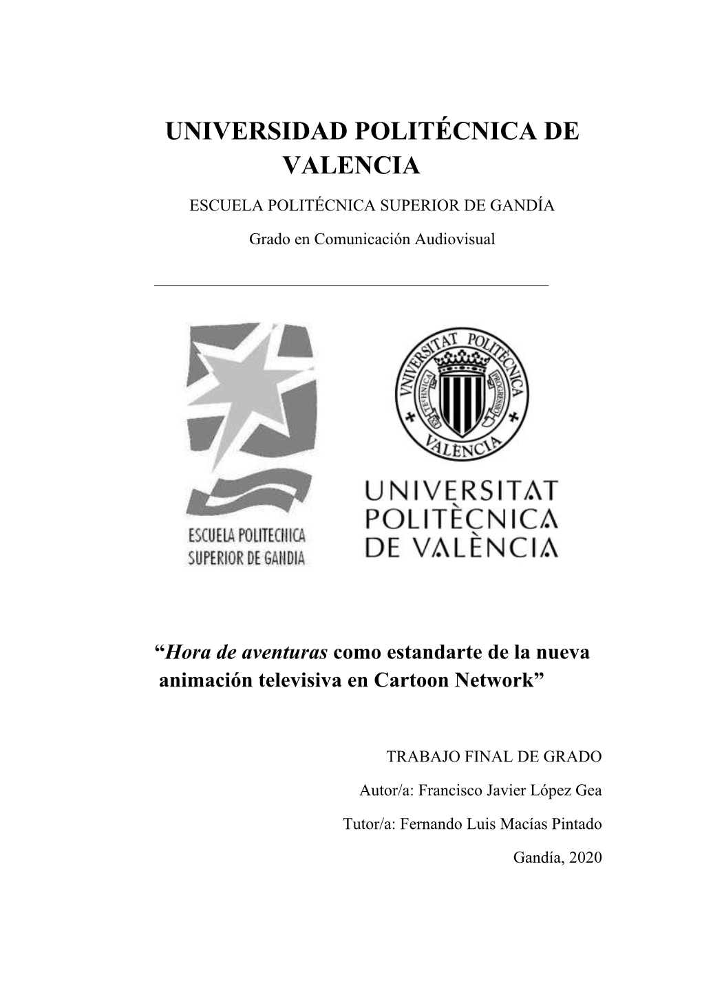 Universidad Politécnica De Valencia