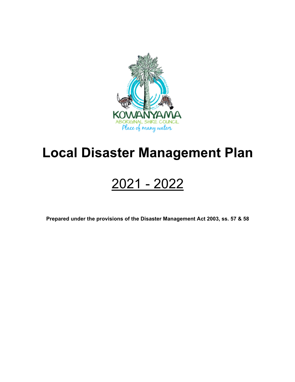 Local Disaster Management Plan