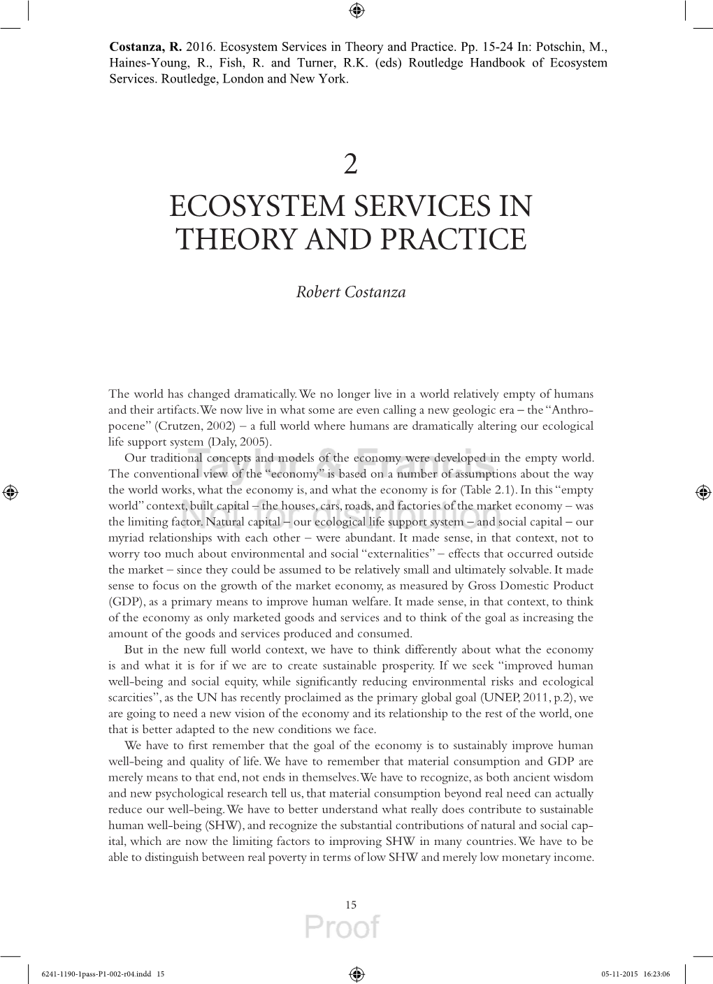 Ecosystem Services in Theory and Practice