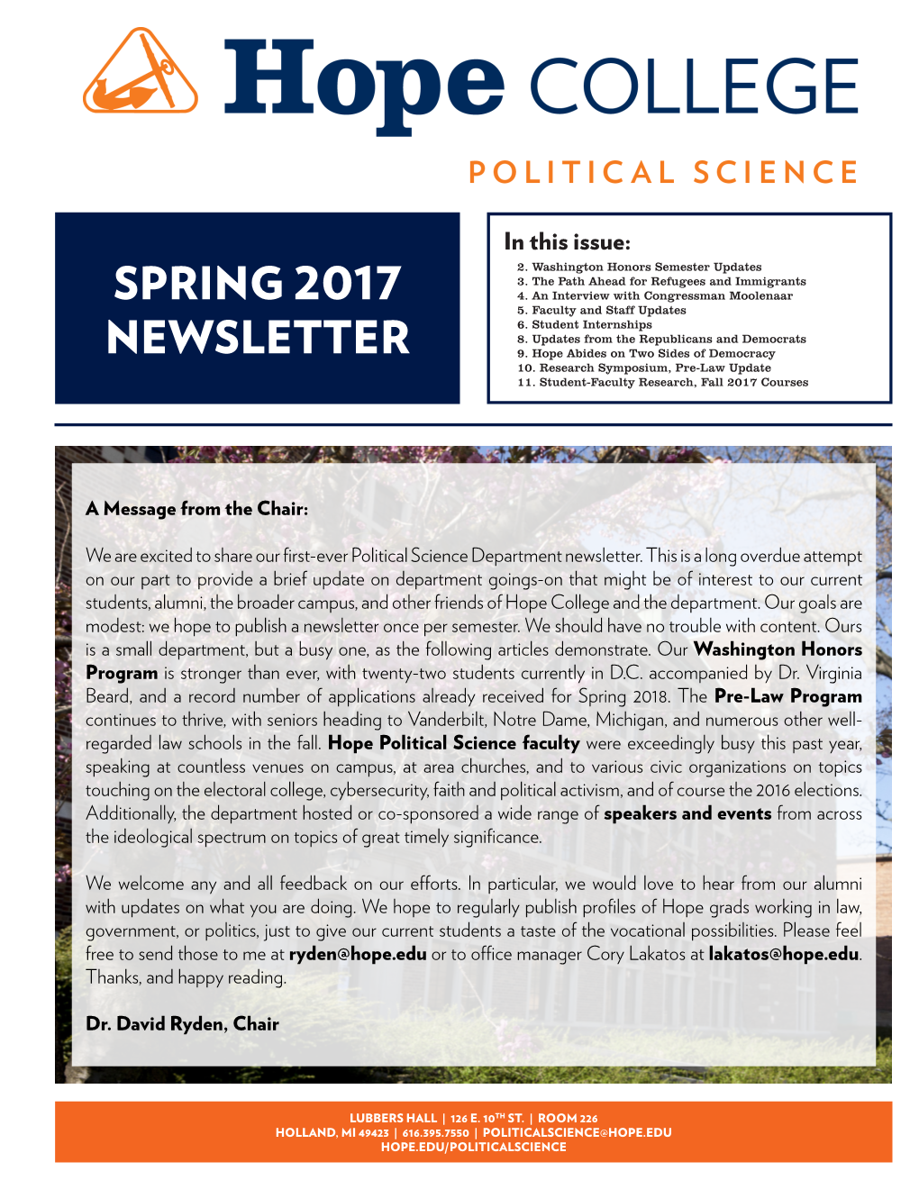 Spring 2017 Newsletter