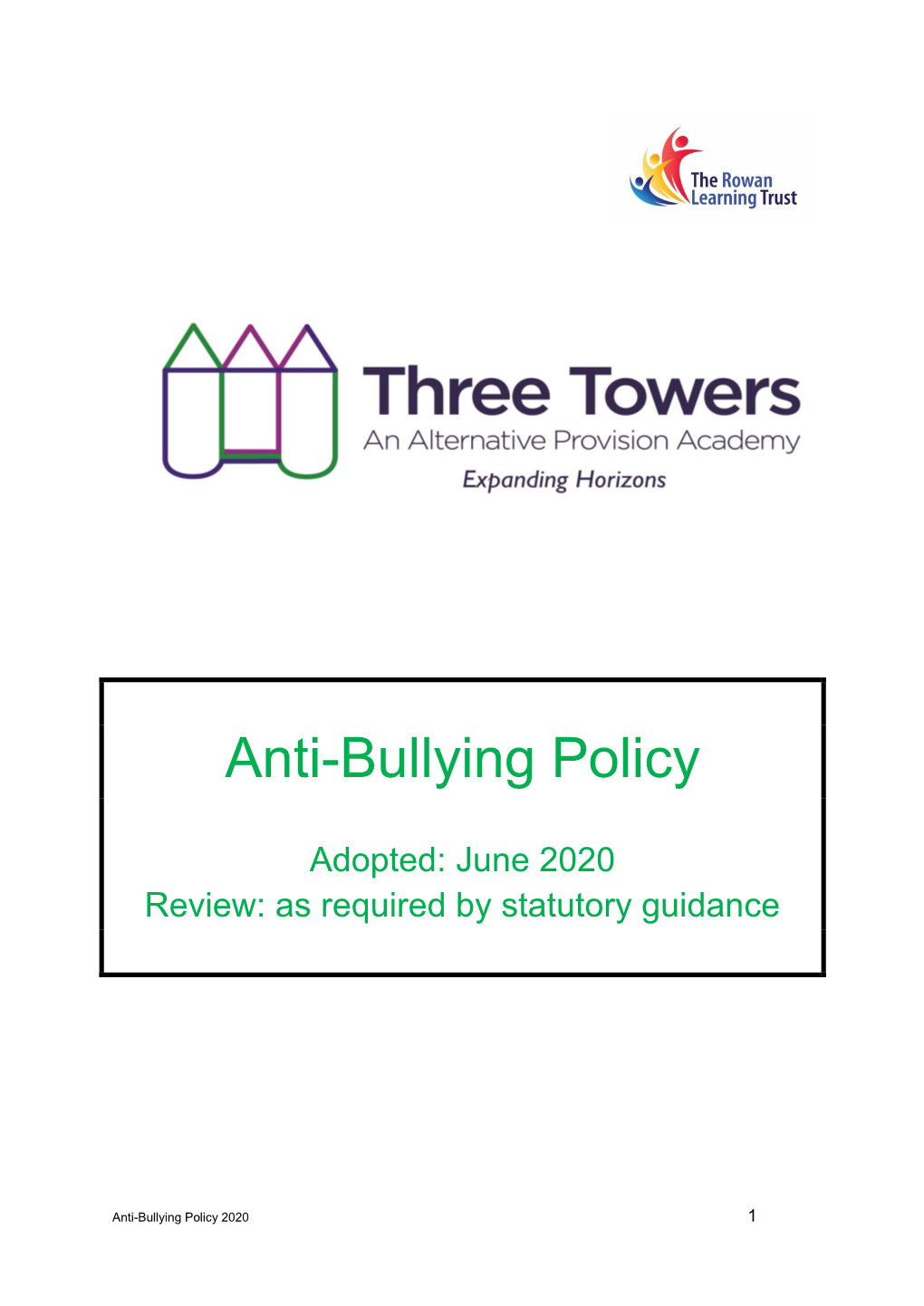 TTAPA Anti-Bullying Policy
