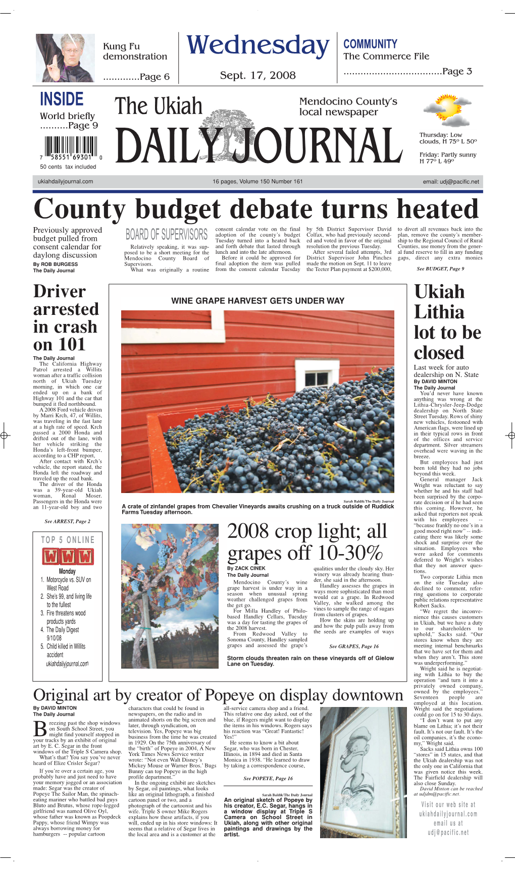 County Budget Debate Turns Heated