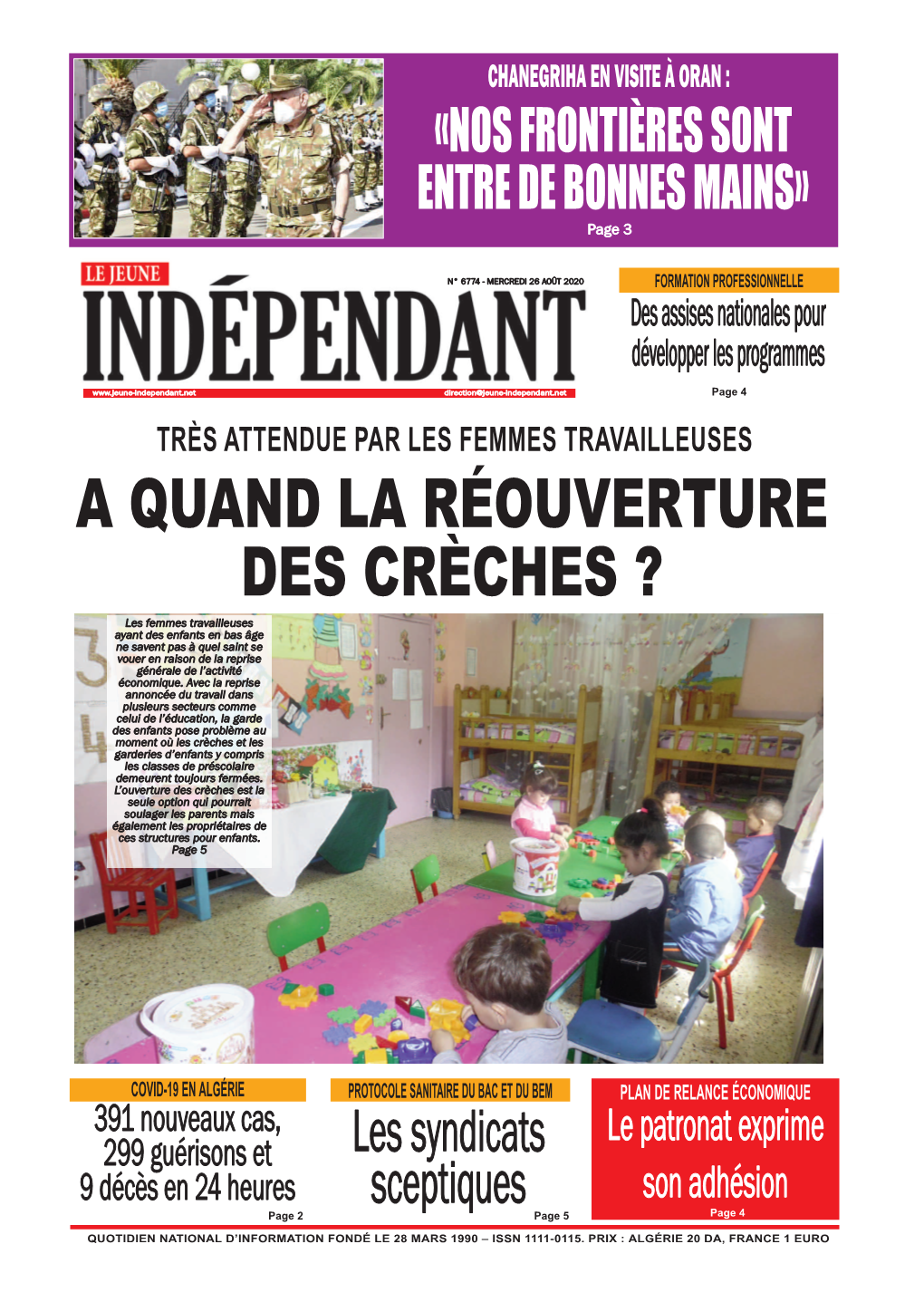 A Quand La Réouverture Des Crèches ?