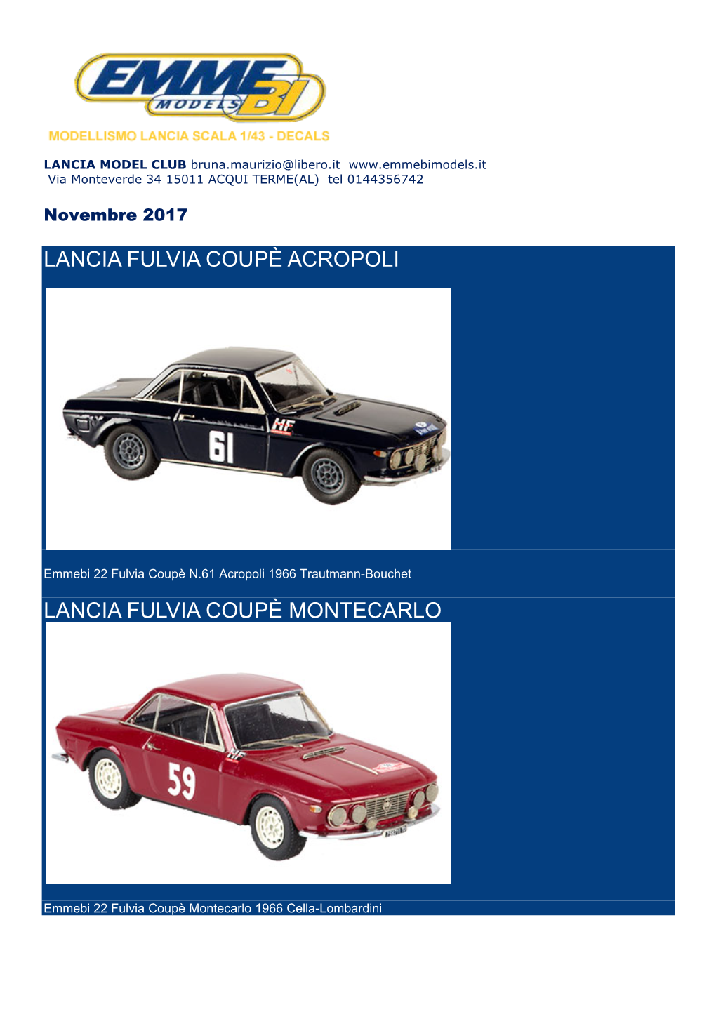 Lancia Fulvia Coupè Acropoli